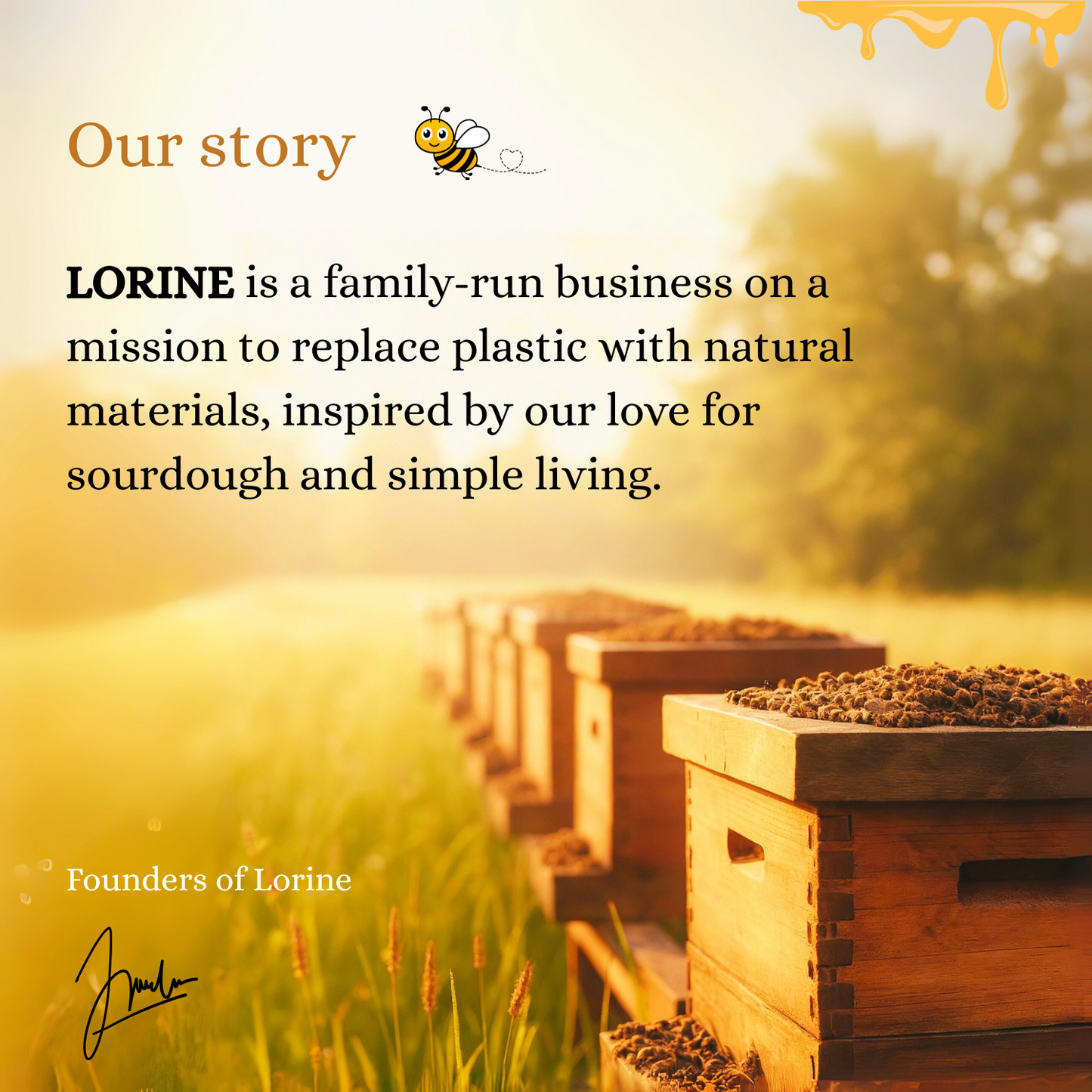 Premium Cotton-Beeswax Bread Bags by Lorine™