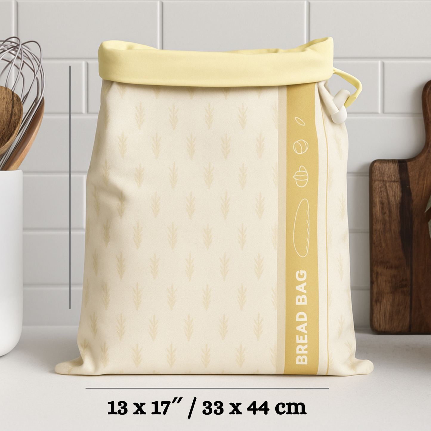 Premium Cotton-Beeswax Bread Bags by Lorine™