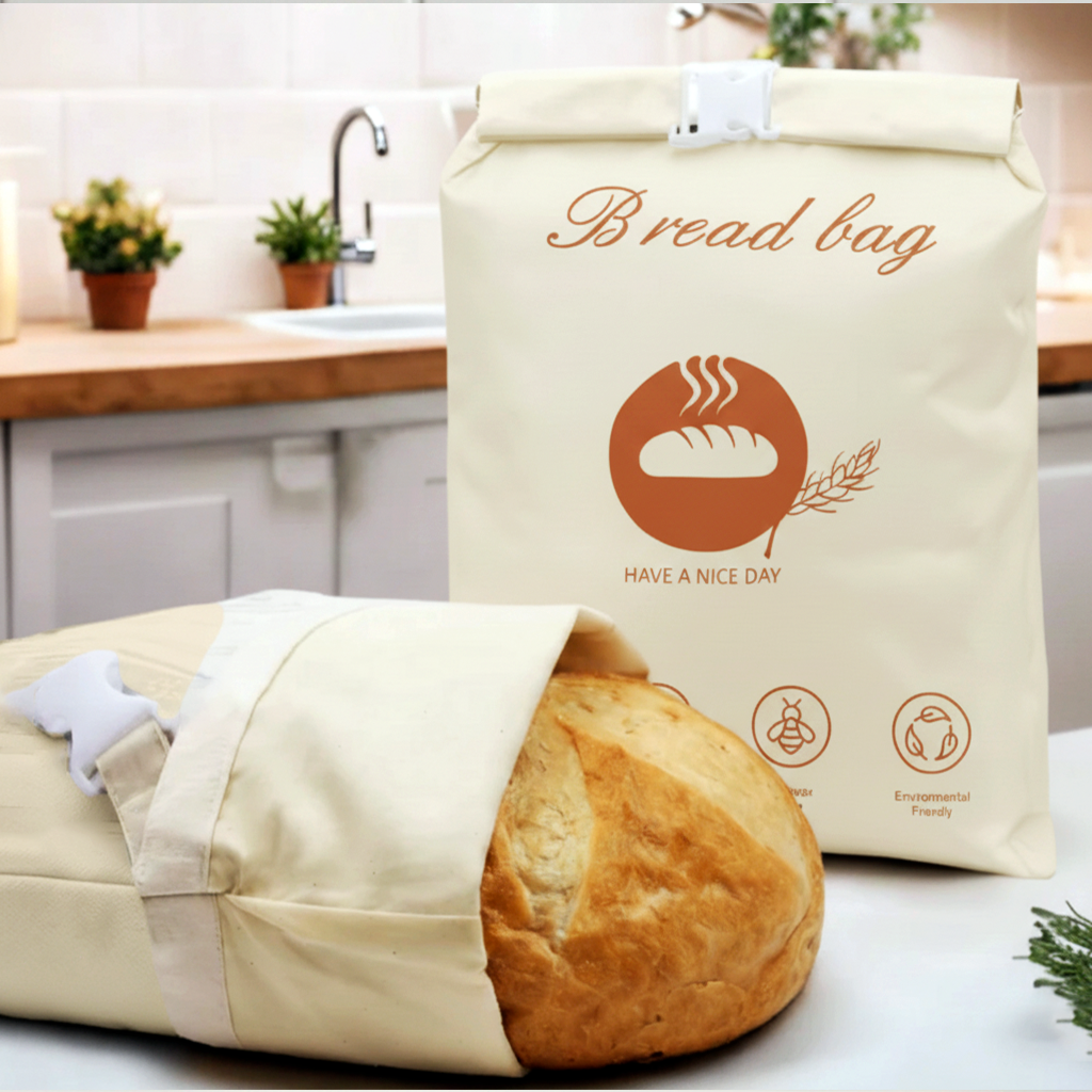 Premium Cotton-Beeswax Bread Bags - by Lorine™